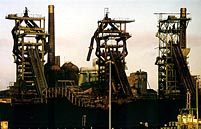 Hochfen der Metallhttenwerke Lbeck (heute abgerissen) [Foto: GMVK]